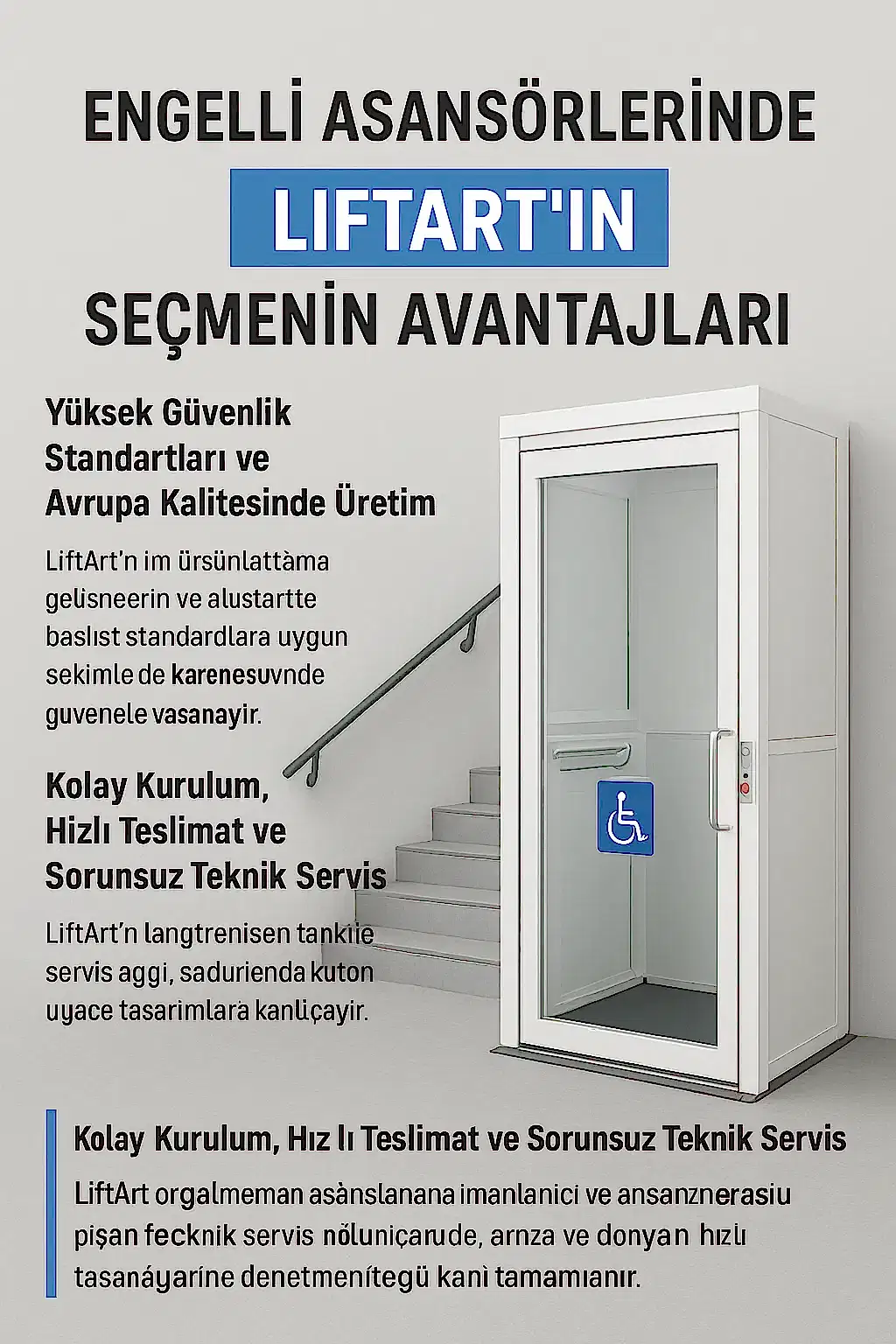 Engelli Asansörlerinde LiftArt’ı Seçmenin Avantajları
